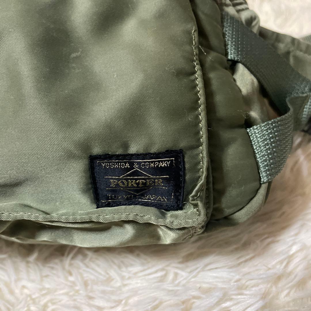 PORTER タンカー セージグリーン ショルダーバッグ