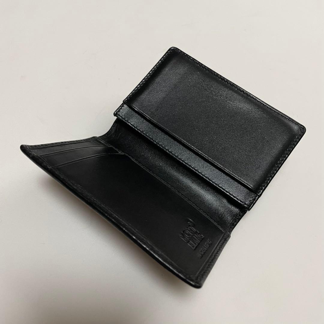 モンブラン　名刺入れ　カードケース　ブラック