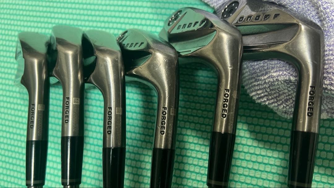 オノフ　FORGED IRON KURO チャコールブラック　5-P 6本セット