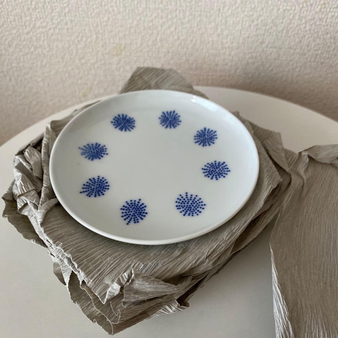 新品未使用　東屋　印判小皿　5枚セット