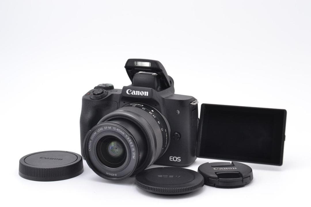 ■ 美品 ■ キャノン　Canon EOS Kiss M レンズキット