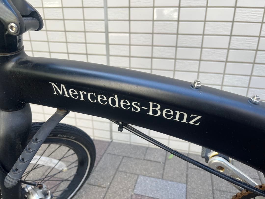 メルセデス・ベンツ ブラック 20型20段変速付き折りたたみ自転車