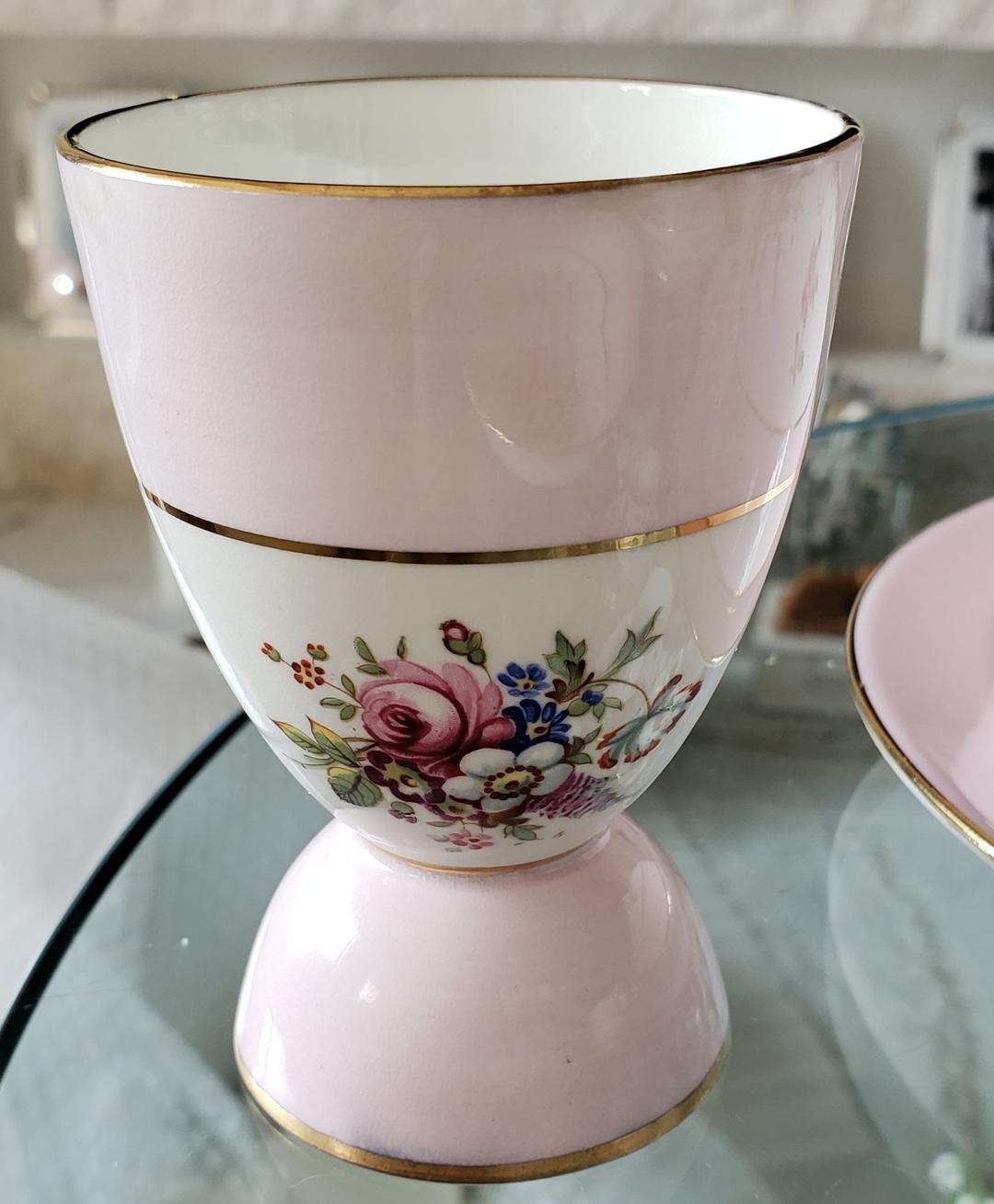 追加画像 希少 ハマースレイ ハワードスプレイ ピンク 朝食セット アンティーク