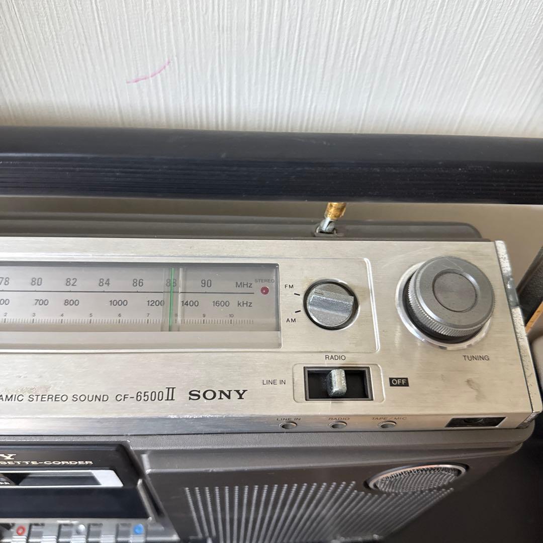 ソニー FM/AMステレオラジカセ CF-6500Ⅱ ZILBA'P