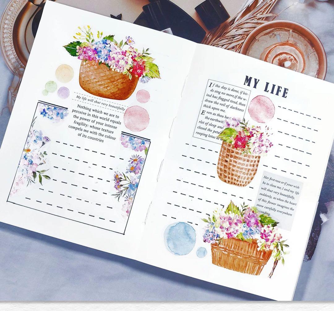 WT《一篓香梦》海外マスキングテープ　マステ 【1935】