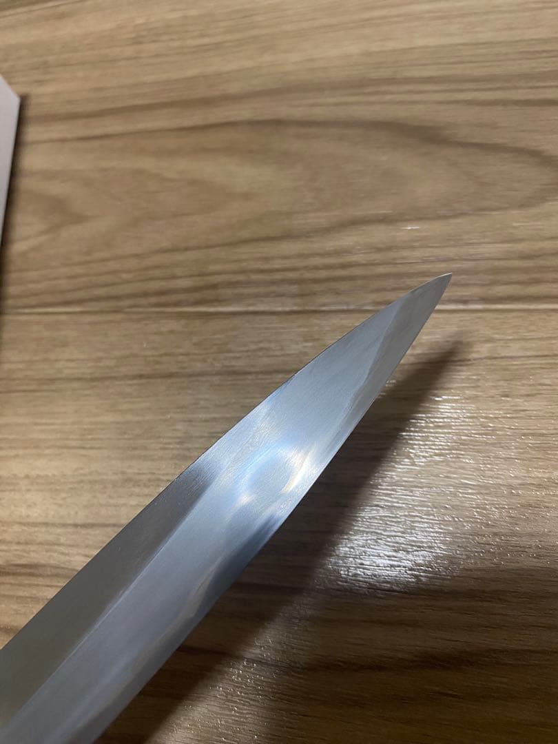 FROM JAPAN公式アカウント01重房　柳刃包丁　尺　地肌見えます