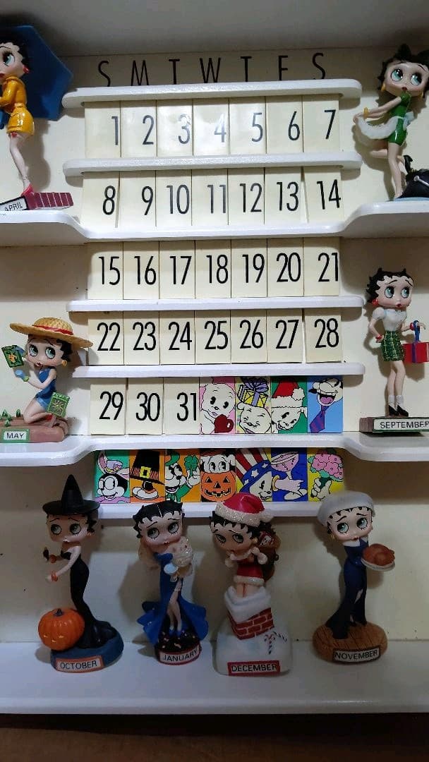 【激激レア☆稀少】　ダンバリーミント Betty boopフィギュアカレンダー