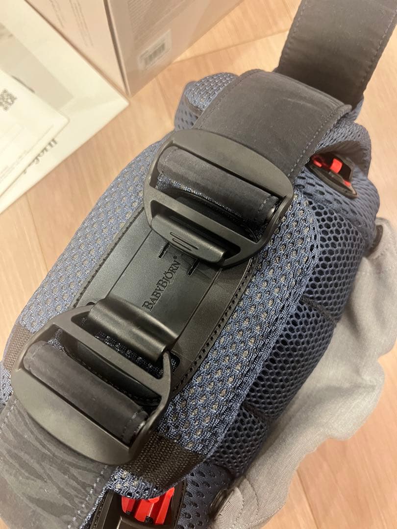 BABYBJORN ベビーキャリア　ネイビー　ハーモニー　最上級モデル　スタイ付