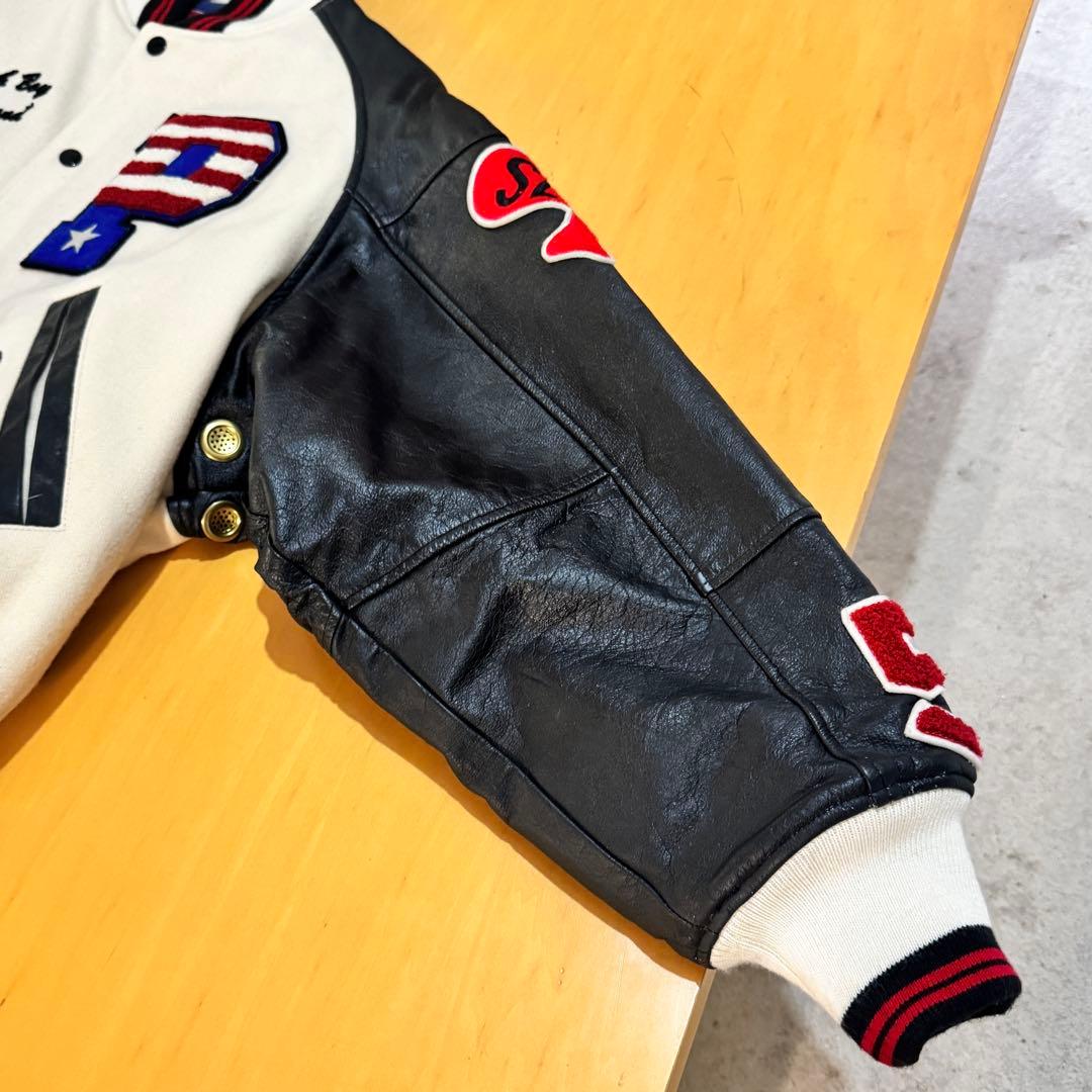 80’s poshboy スタジャン　ポッシュボーイ　本革