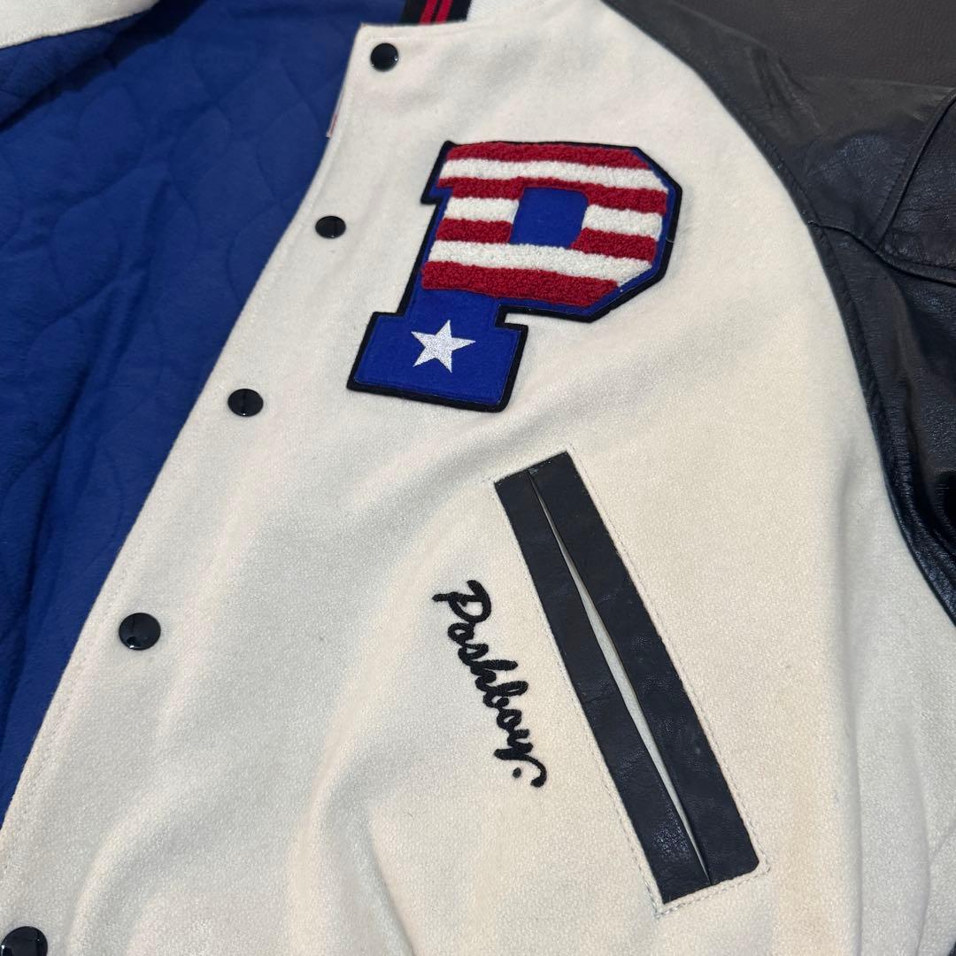 80’s poshboy スタジャン　ポッシュボーイ　本革