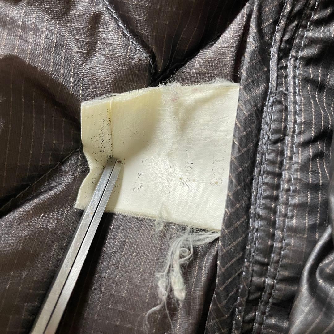 90s MOONSTONE グースダウン ダイヤキルティング L ブラウン