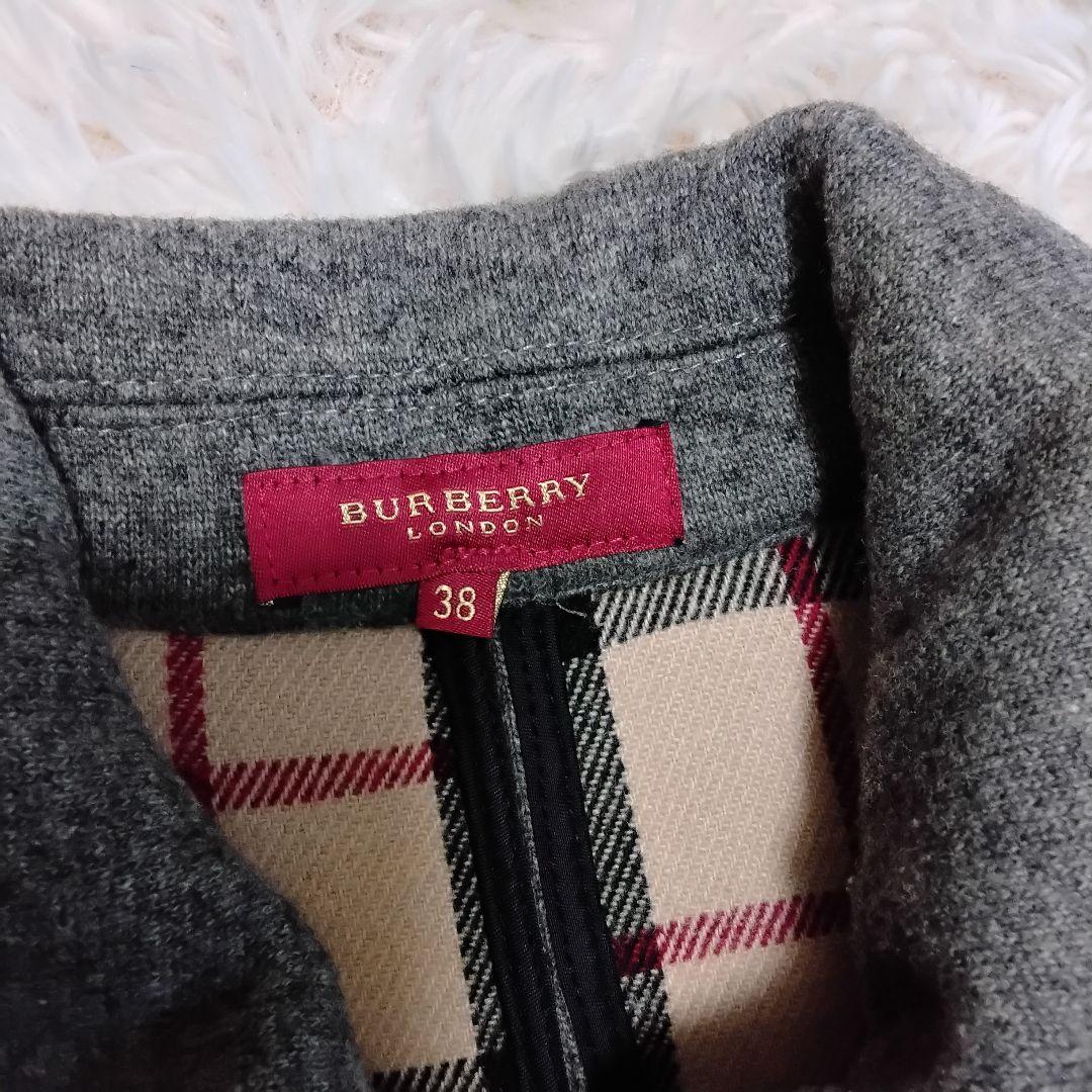 【極美品】BURBERRY LONDON グレー ジャケット　ノバチェック