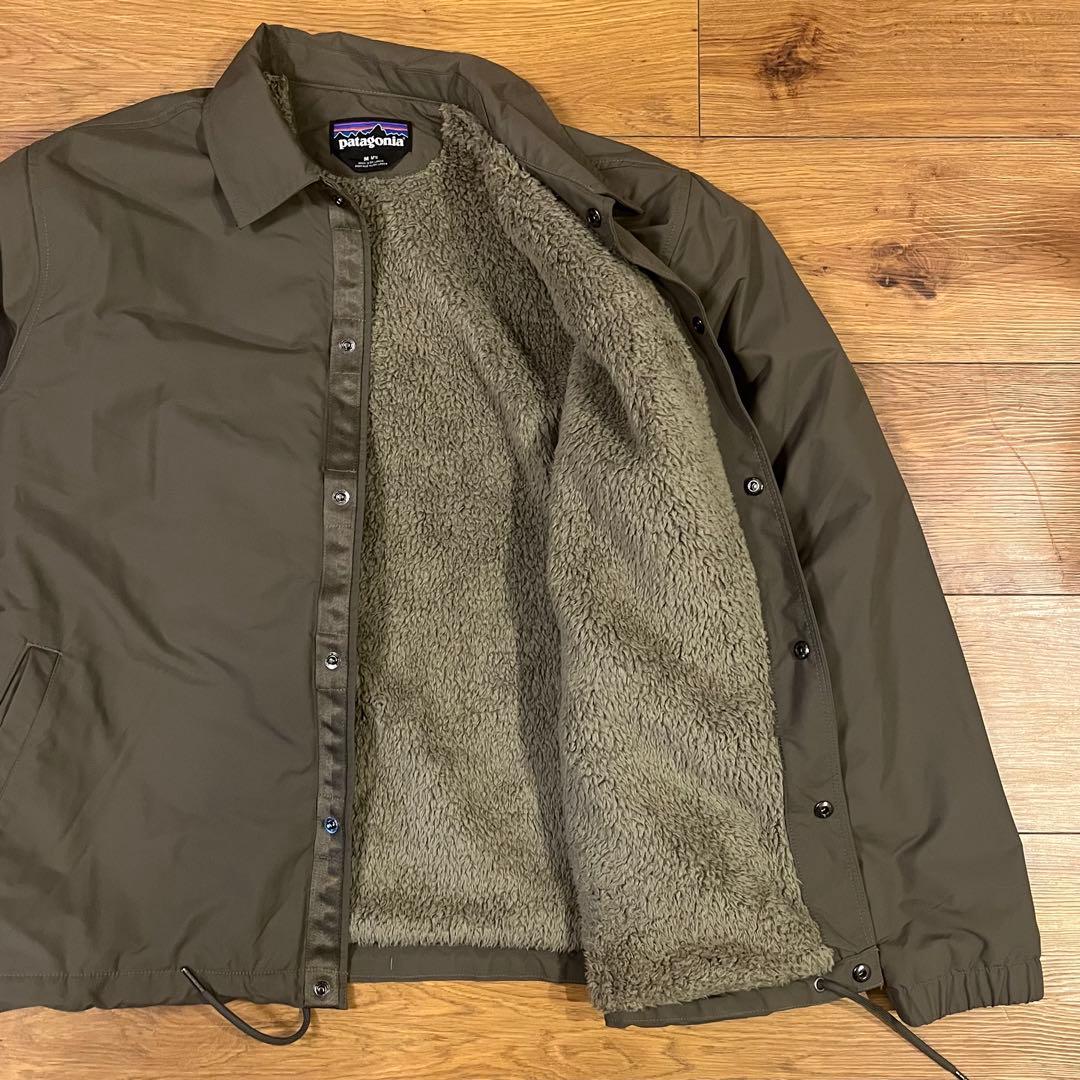 ★美品【patagonia】 イスマス・コーチズジャケット M オリーブ ボア