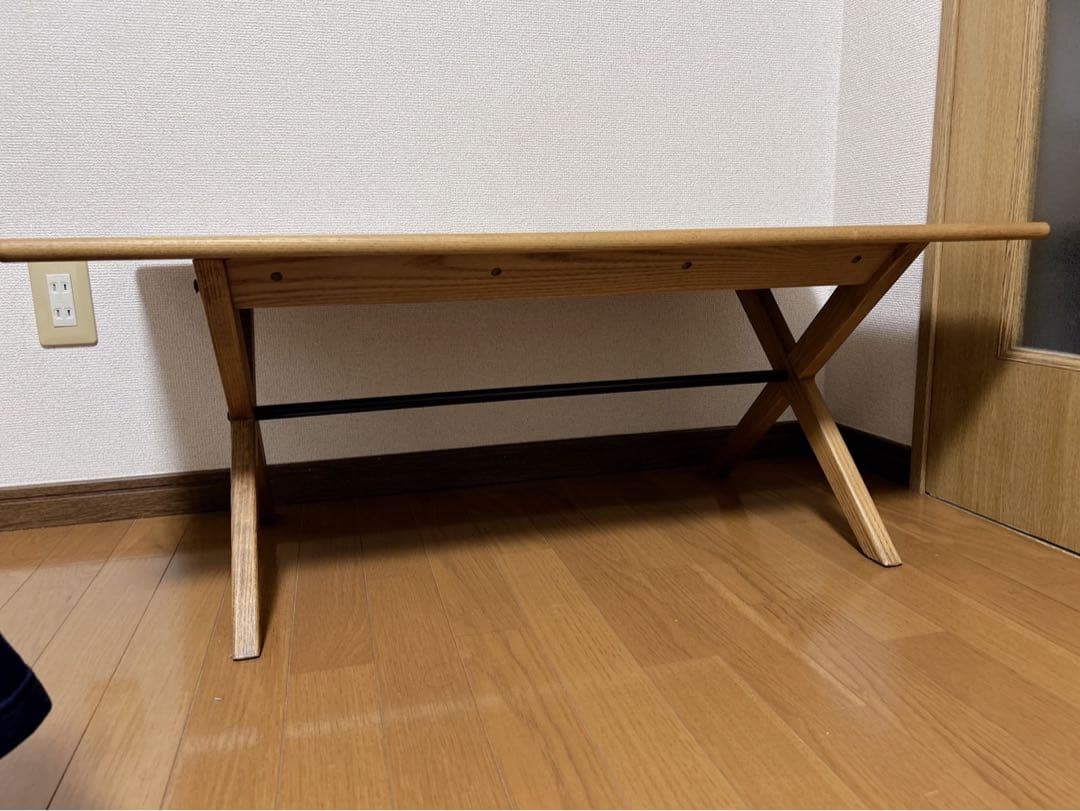 【たのメル便】unico ローテーブル リビングテーブル 説明書付き