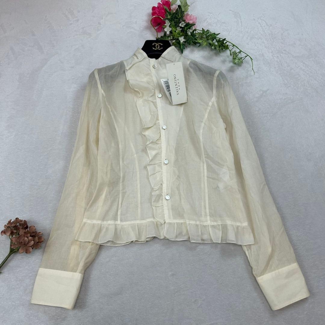 J426 新品未使用 タグ付き M 40 ヴァレンティノ ブラウス レディース