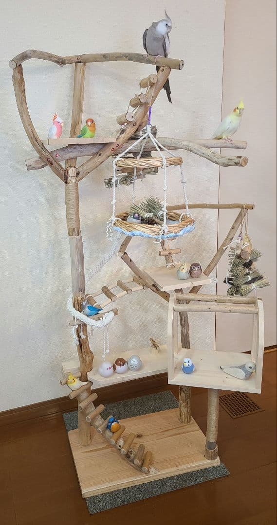 ② MEGオーダーバードアスレチック　流木　ハンドメイド