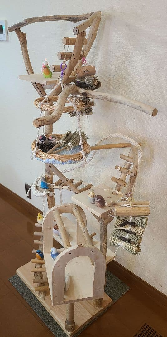 ② MEGオーダーバードアスレチック　流木　ハンドメイド