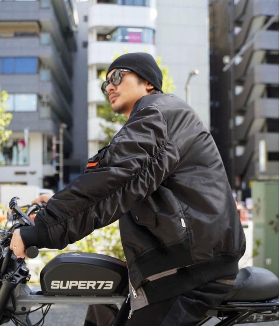 【極美品】完売品！リルームジャケット MA-1 黒