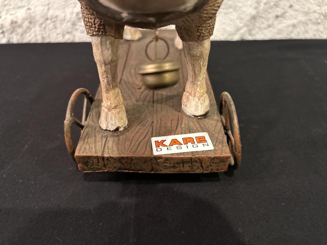 【廃番】KARE / カレ｜Pig On Wheels デコフィギュア｜豚 荷車