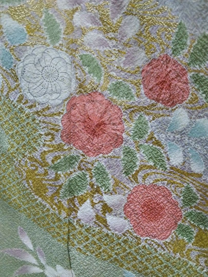 最終値下げ F-300 訪問着 未使用 京友禅 辻ケ花 霞 金彩 暈し 美品