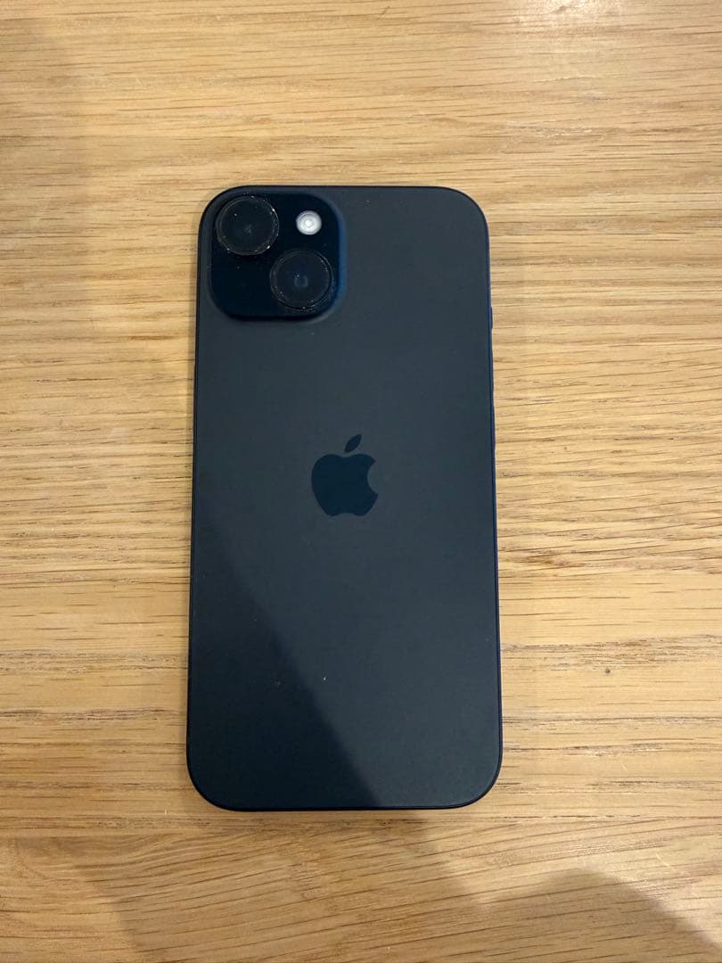 【付属品完備】Apple iPhone 15 ブラック128GB SIMフリー
