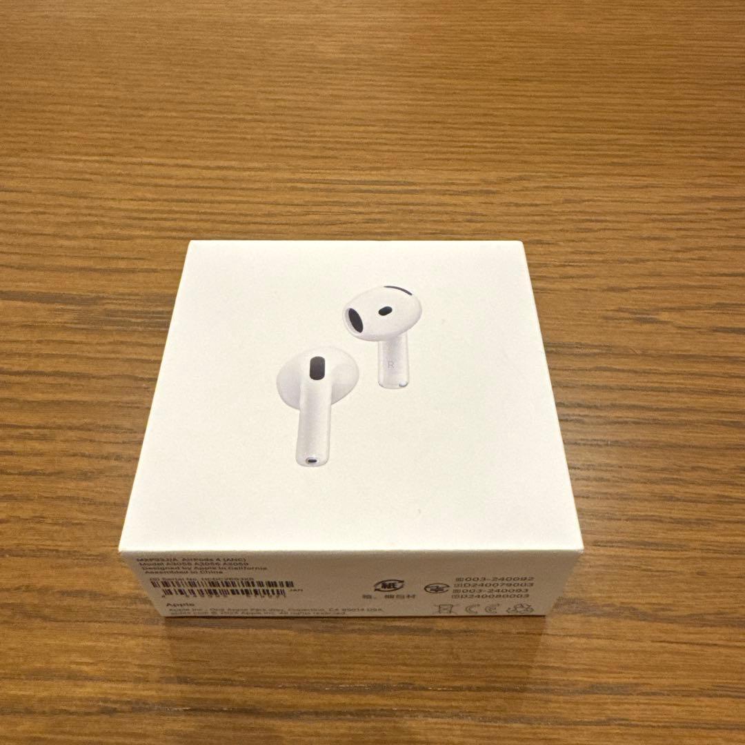 【新品未使用 】AirPods 4アクティブノイズキャンセリ ング搭載