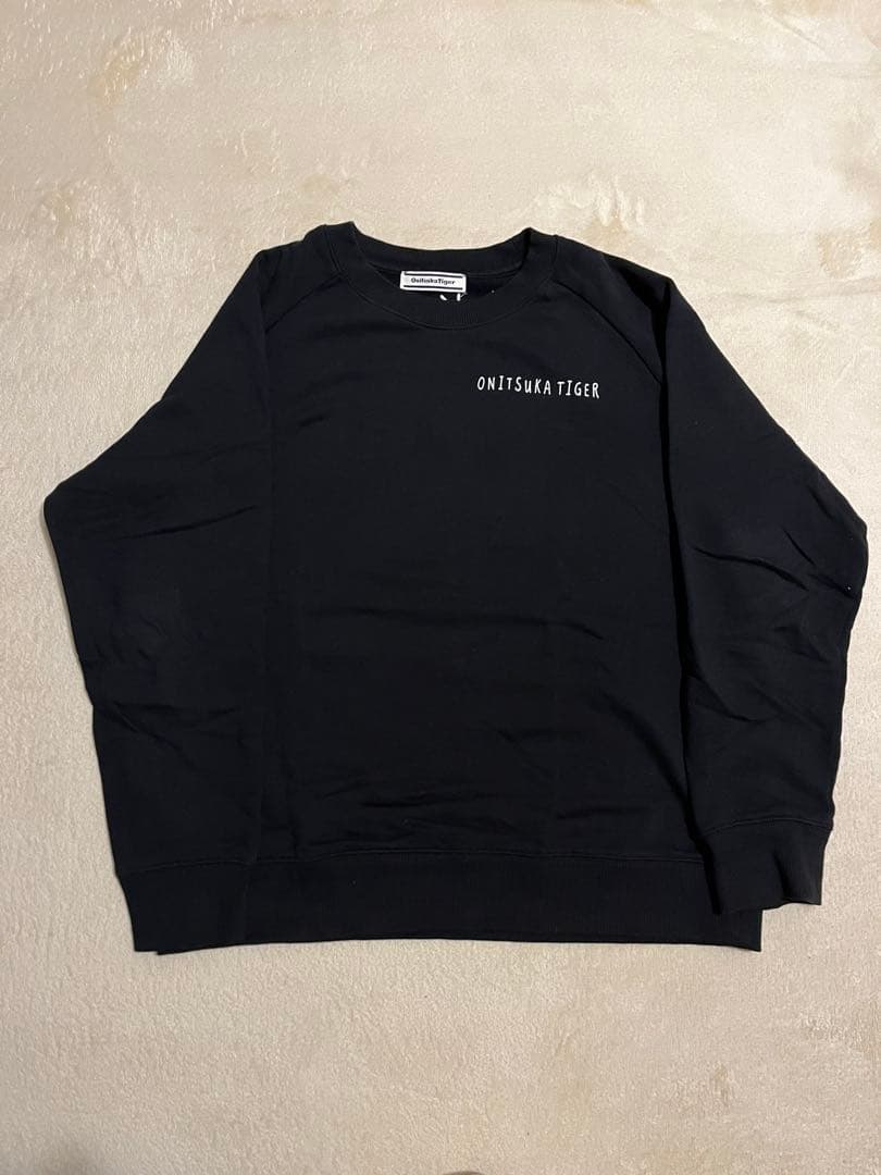 Onitsuka Tiger ブラック スウェットトレーナー