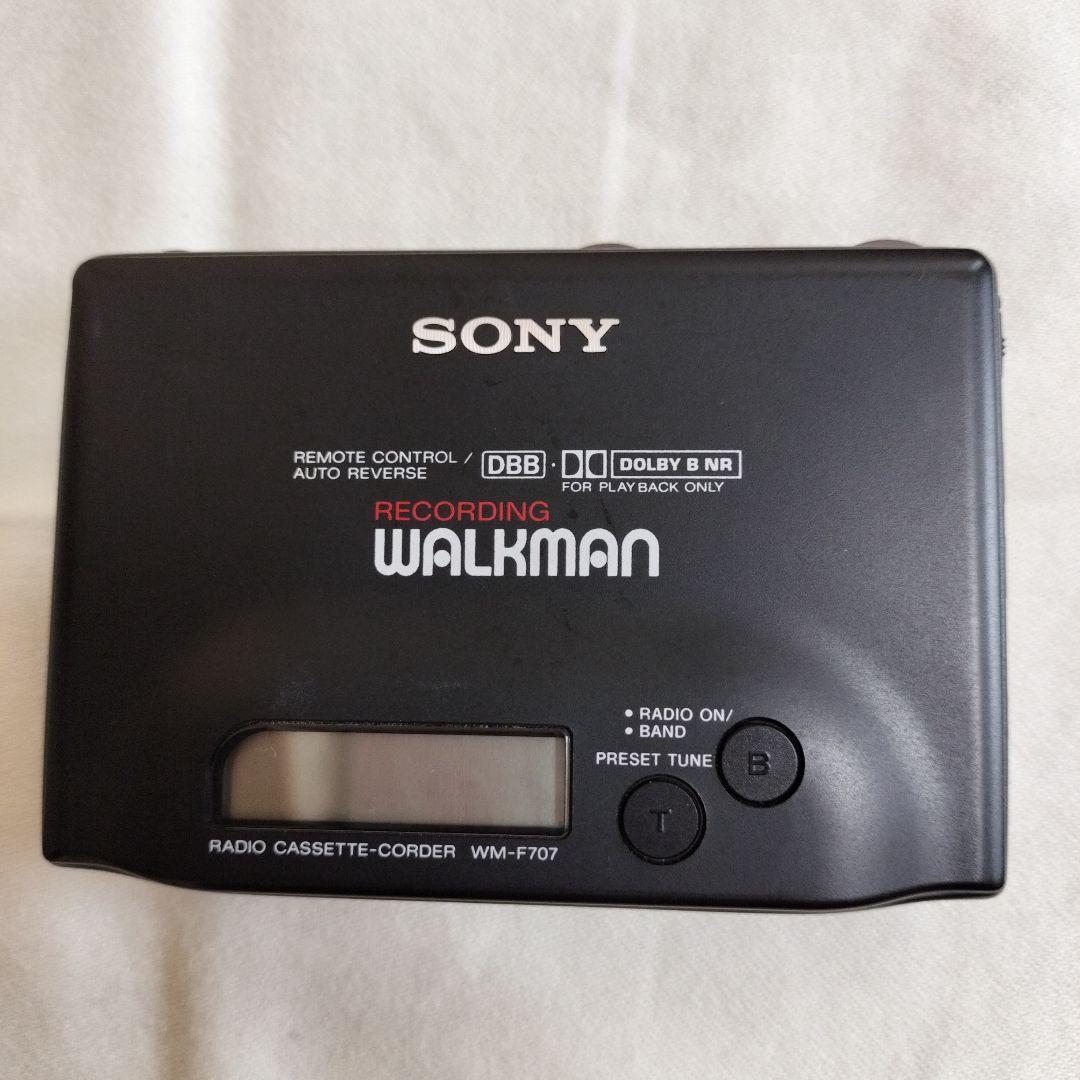 【ジャンク品】SONY ウォークマン WM-F707 ラジオカセットレコーダー
