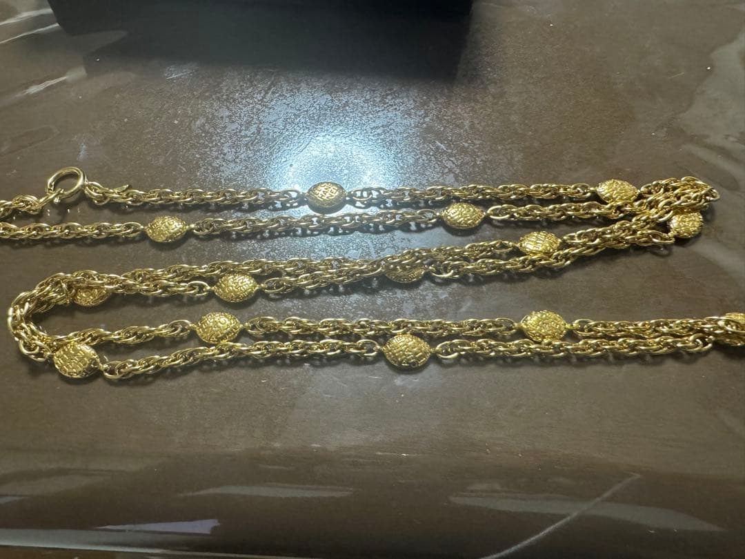 美品　シャネル　ネックレス　チェーン　ロング　ヴィンテージ　ベルト　CHANEL