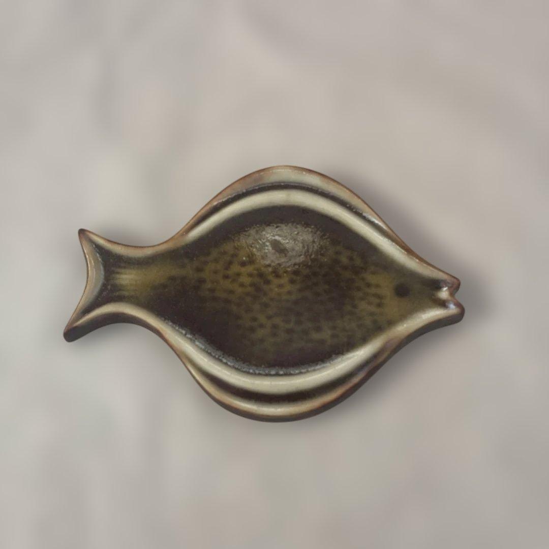 ARABIA 陶板　魚　アラビア　ヒラメ　カレイ