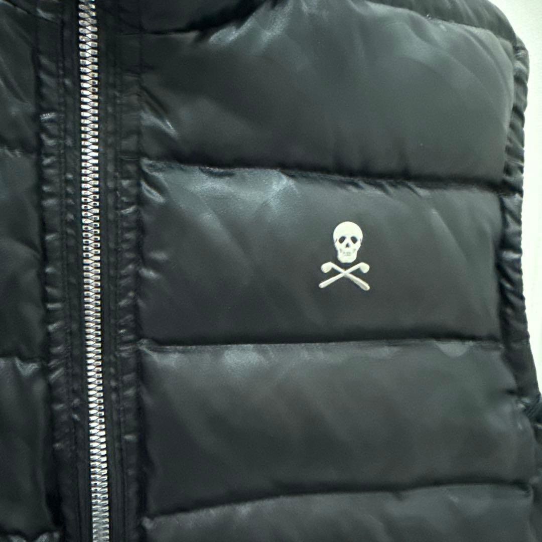 値下げしました。MARK & LONA ブラック ダウンベスト ゴルフ