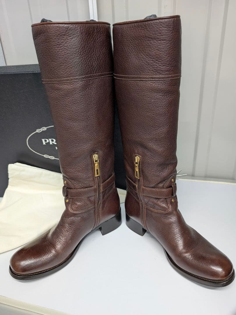 a.s.m♡さま専用 レザー サイズ 37 1/2　ブラウン　茶