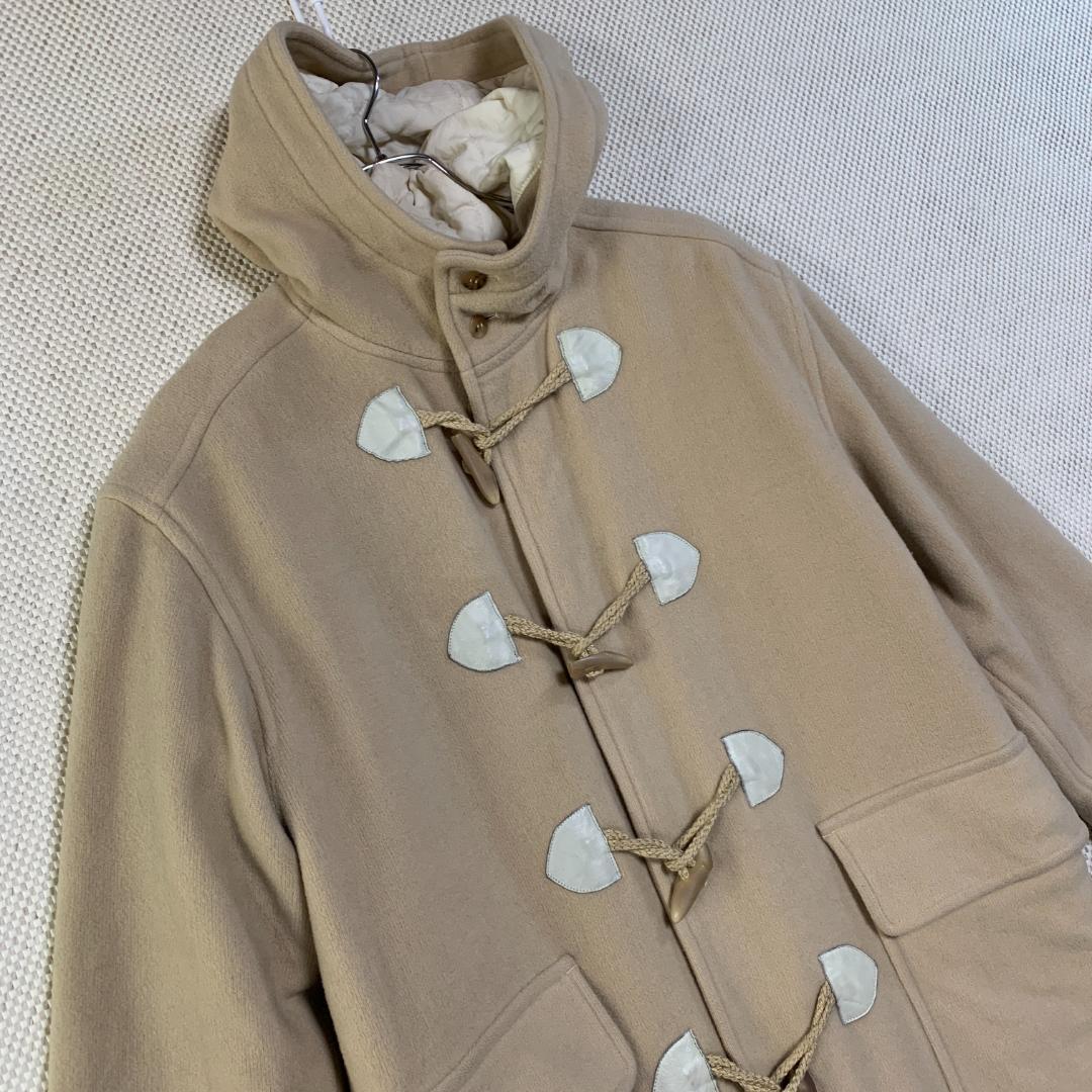 ダッフルコート イッセイミヤケ ベージュ サイズ9 キルティング 古着