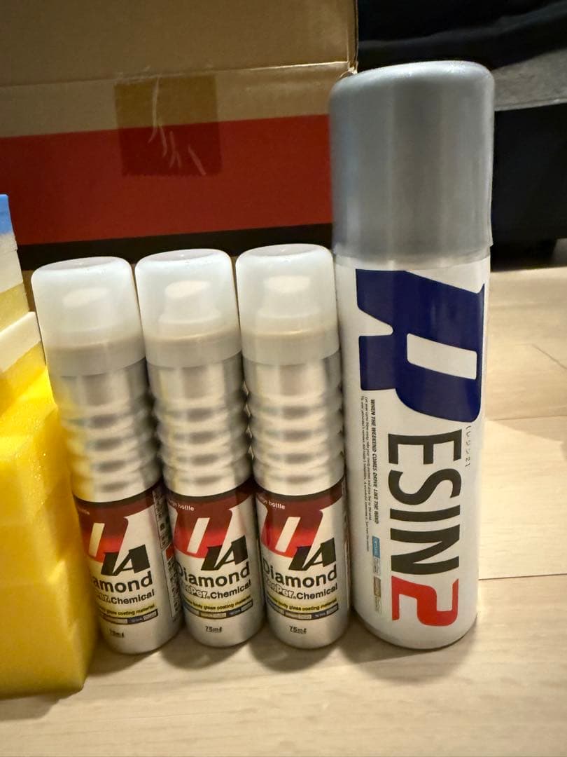 ダイヤモンドキーパー レジン2 セットスポンジ付き ☆全て新品未使用☆