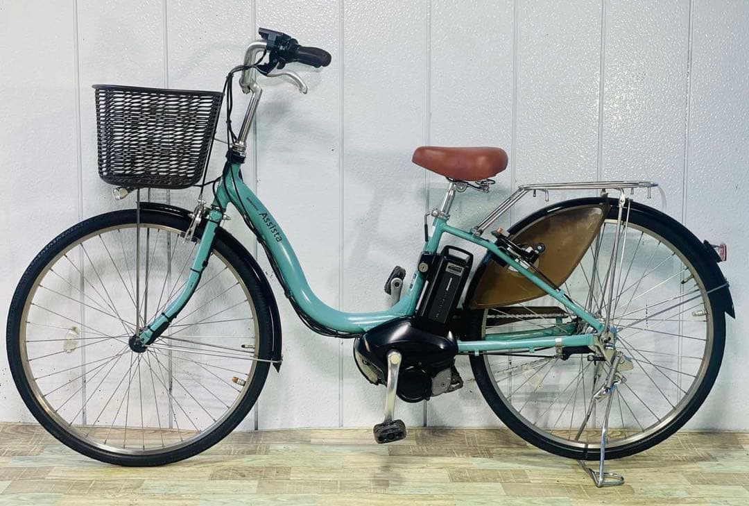 ★3151ブリヂストン8.7アンペア 26インチ子供乗せ電動アシスト自転車