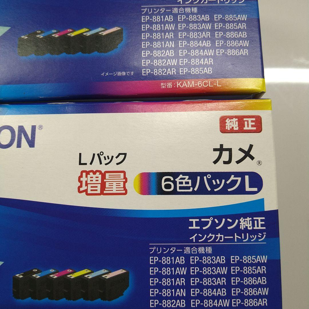 EPSON純正インクカードリッジ6色パック　カメ　増量