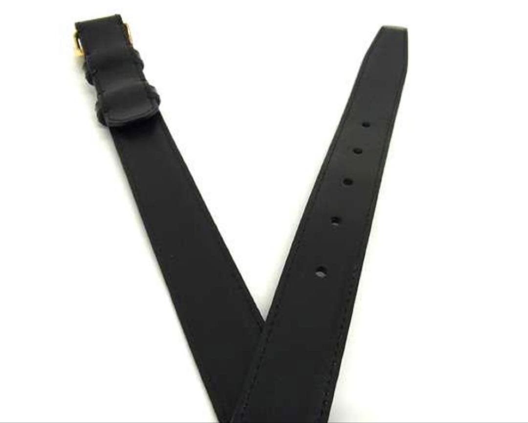 CELINE セリーヌ トリオンフ レザー ゴールドベルト 75 レディース