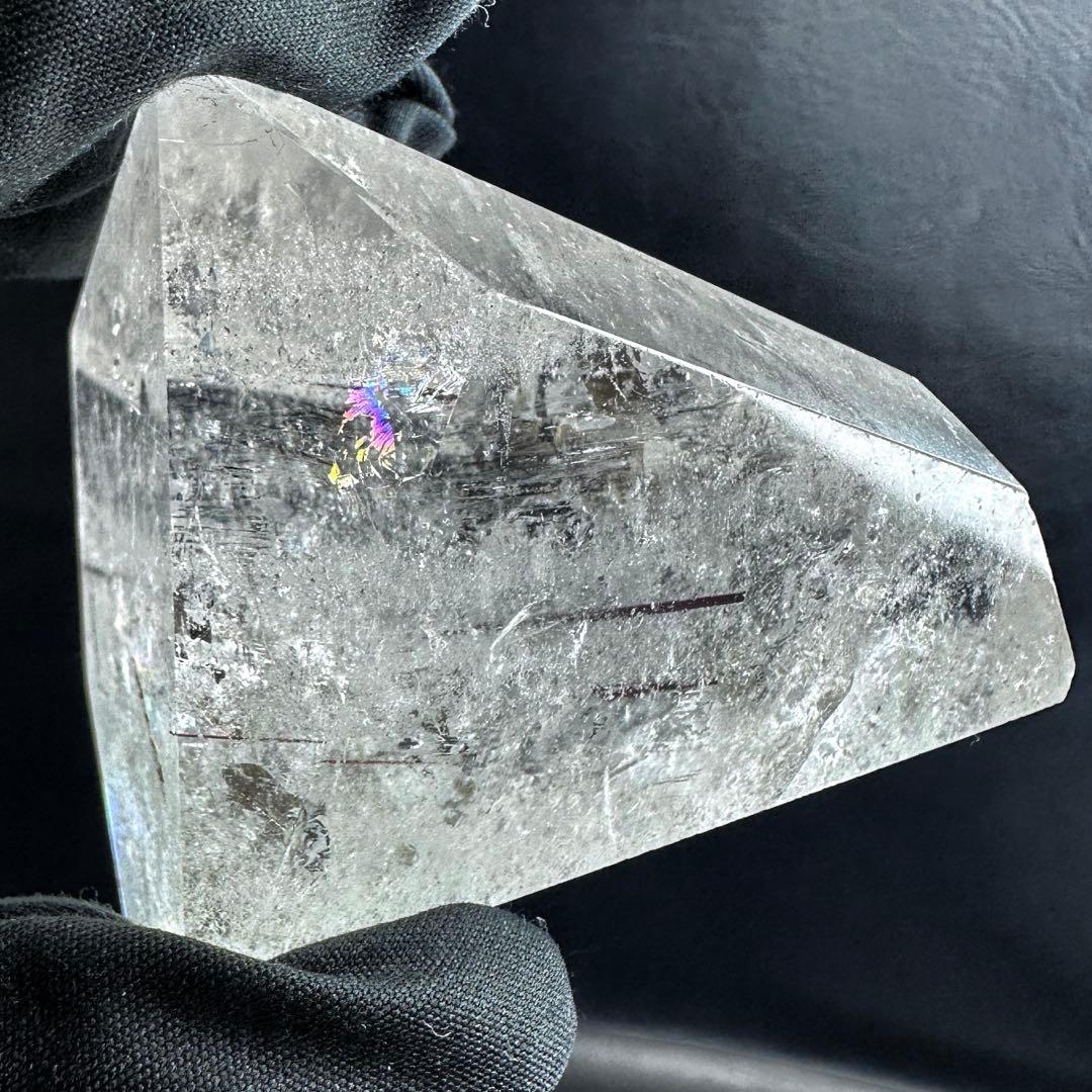 【金運】レインボー☆ヒマラヤ水晶レッドルチルクオーツフリーフォームA1177