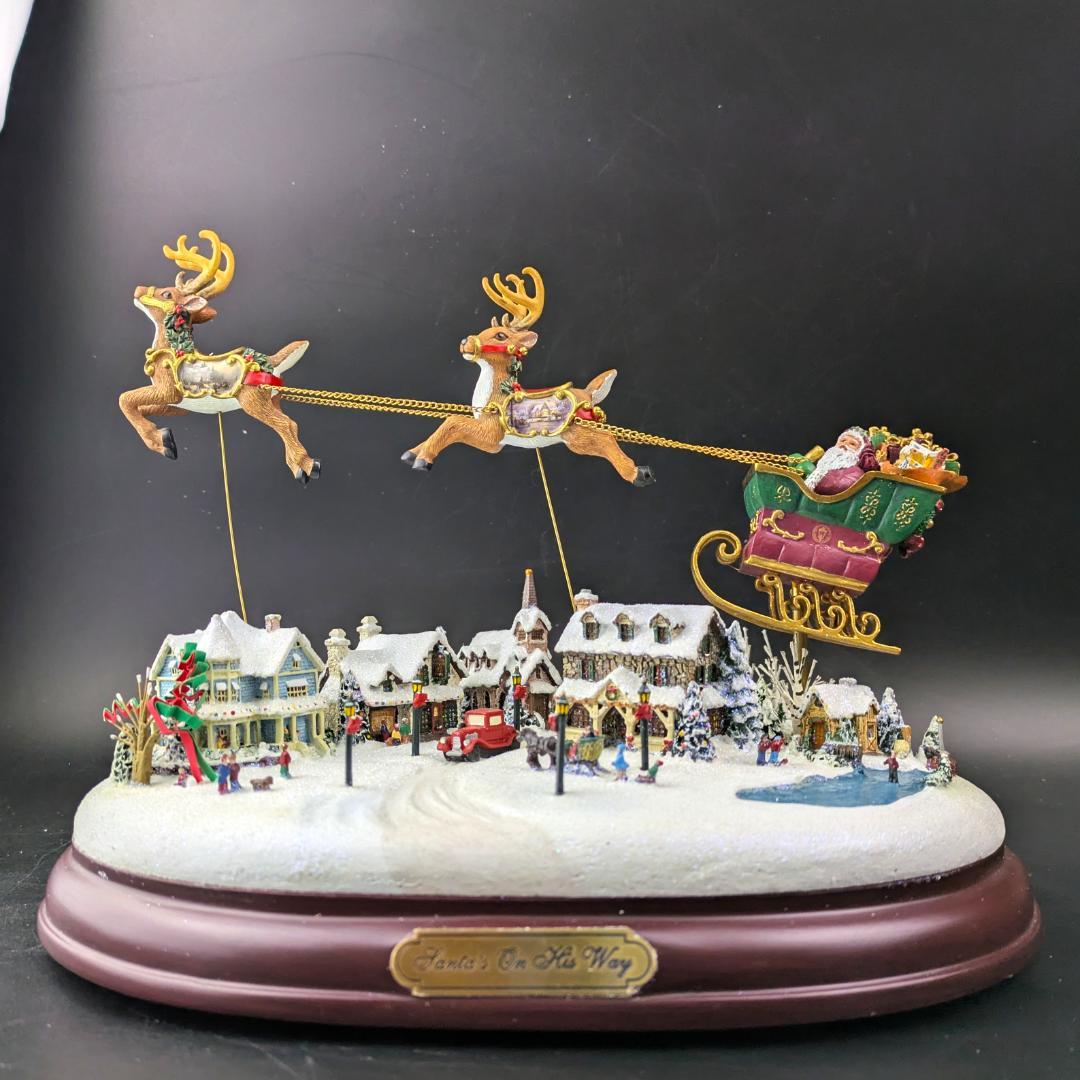 限定品 トーマスキンケード オルゴール サンタ オン ウェイ 箱・ 証明書付