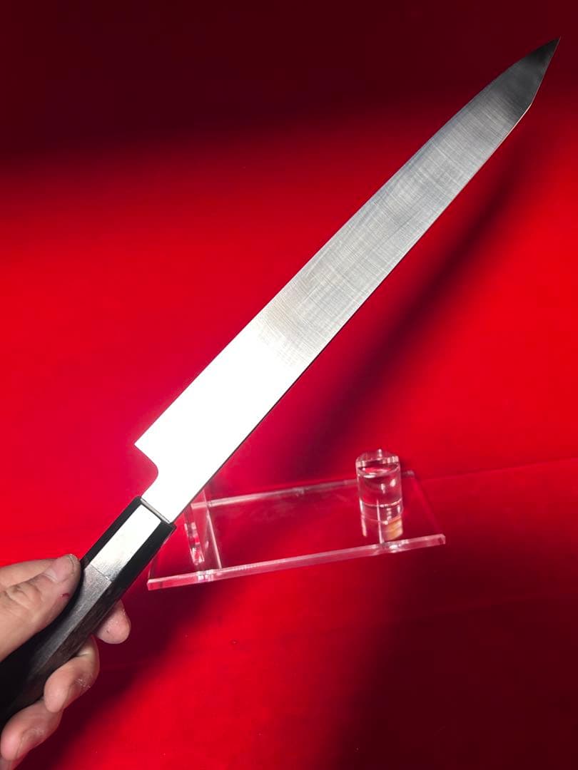 包丁　飛燕型切付　尺　鏡面仕上げ　切味抜群　箱付　未使用品