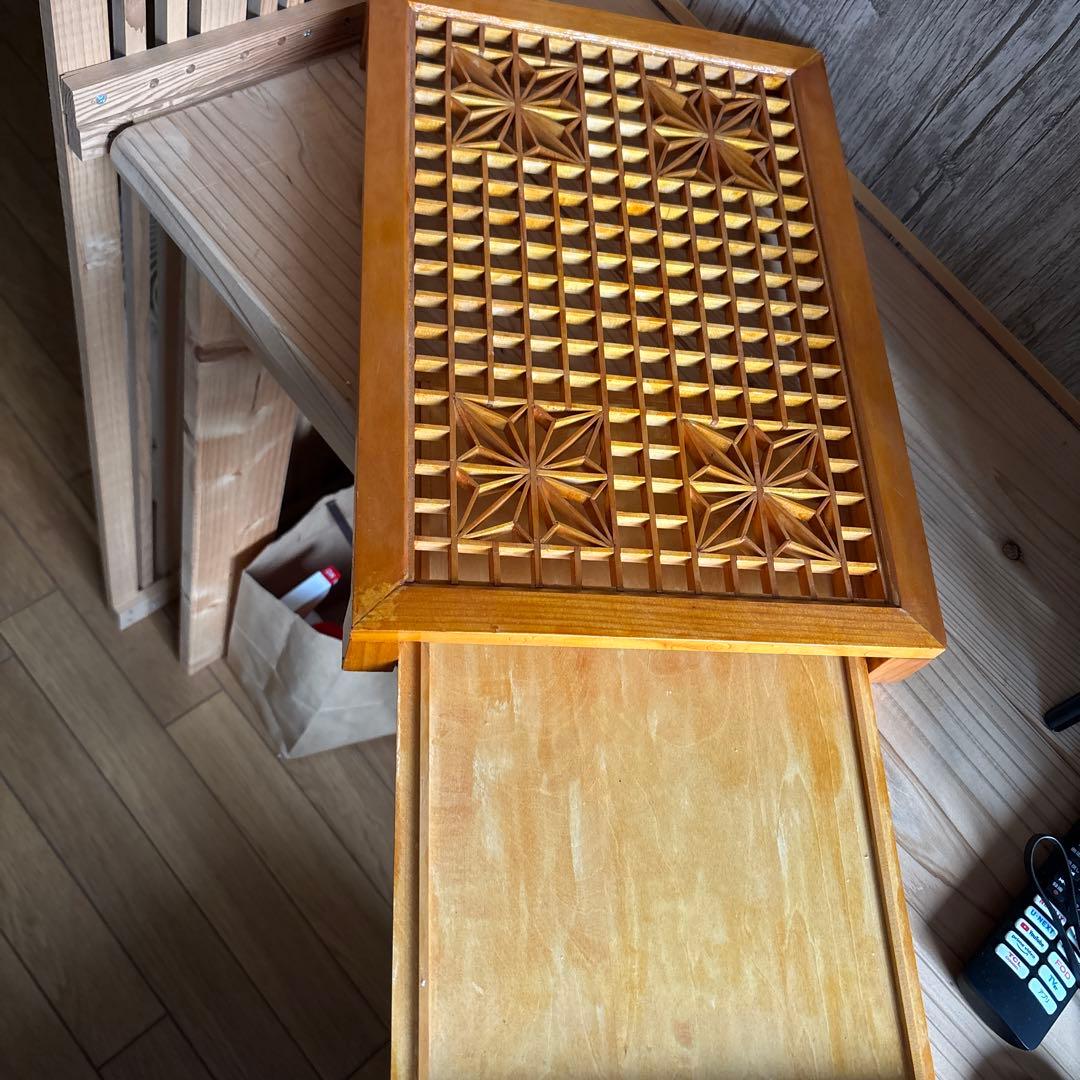 組子　組子膳　ハンドメイド