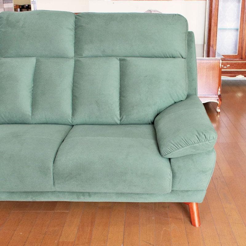 SCOTT スコット 二人掛けソファ グリーン ハイバック 143-214