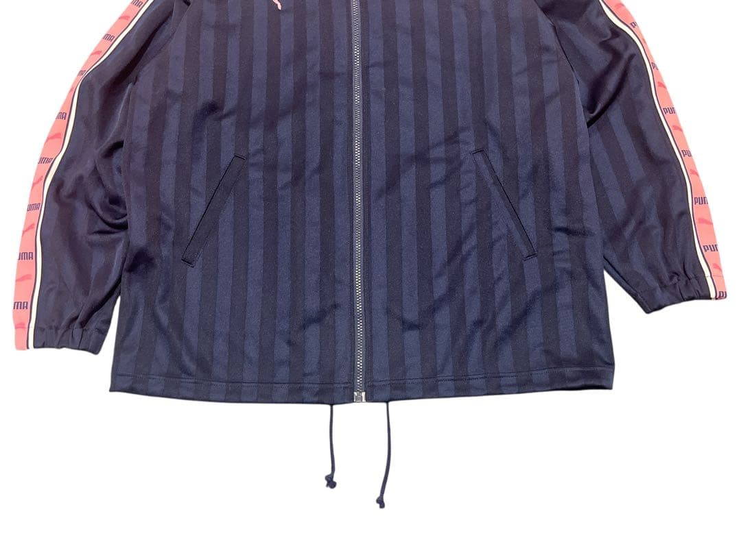 美品 プーマ セットアップ プージャー　ネイビー ピンク S〜M Y2K