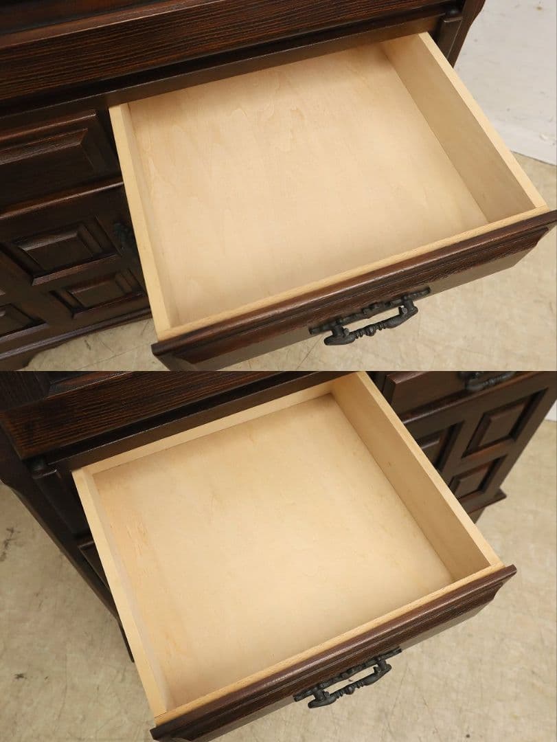 【so】オールドカリモク◆ライティングデスク机・クラシック