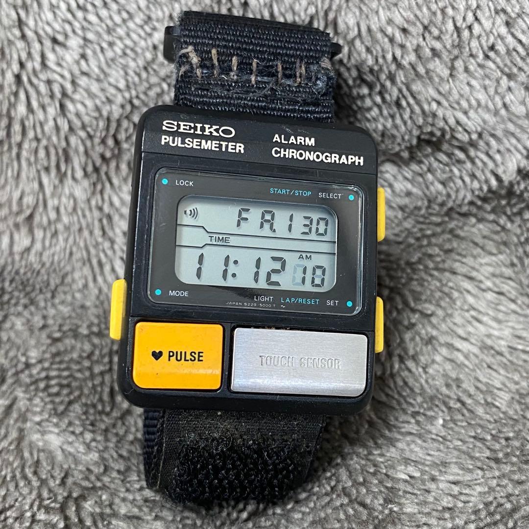 f*n様 SEIKO PULSEMETER デジタル腕時計