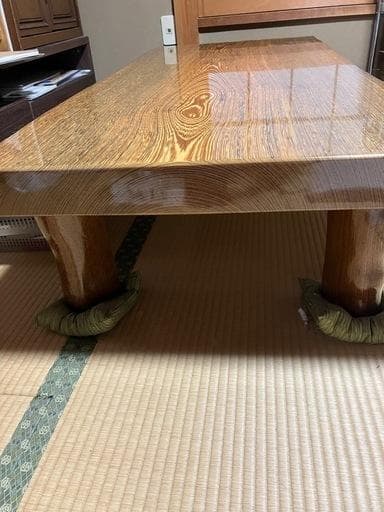 自然木の座卓 長方形 148*65*35