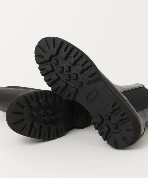 Demi-Luxe BEAMS サイドゴアブーツ 35 BLACK 22cm