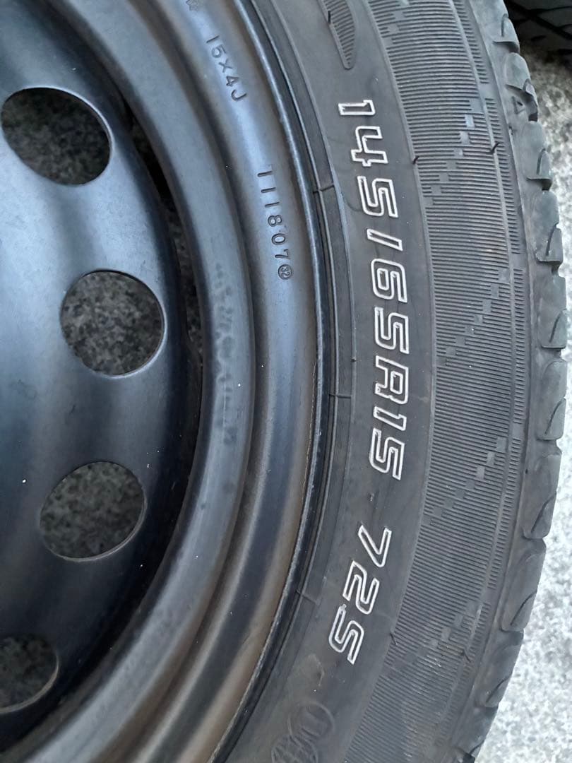 三菱　アイ　純正　鉄チン　2本分