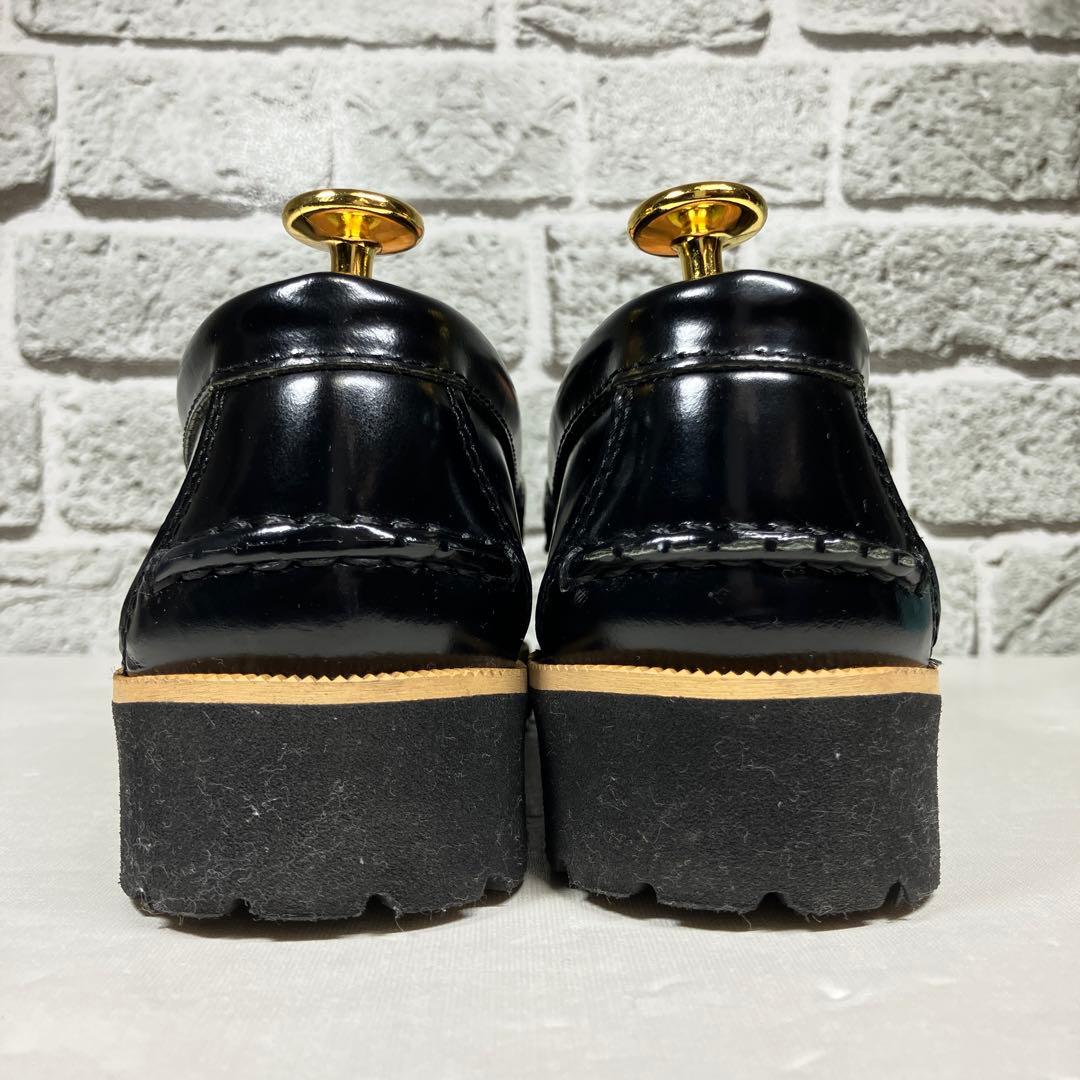 【極美品】ARTESANOS タッセルローファー 23cm 黒 レザー 軽量