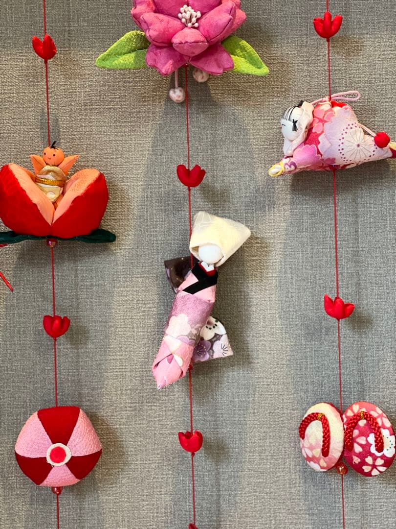 つるし雛　No.138 壁掛けタイプ　ひな祭り　桃の節句　初節句飾り